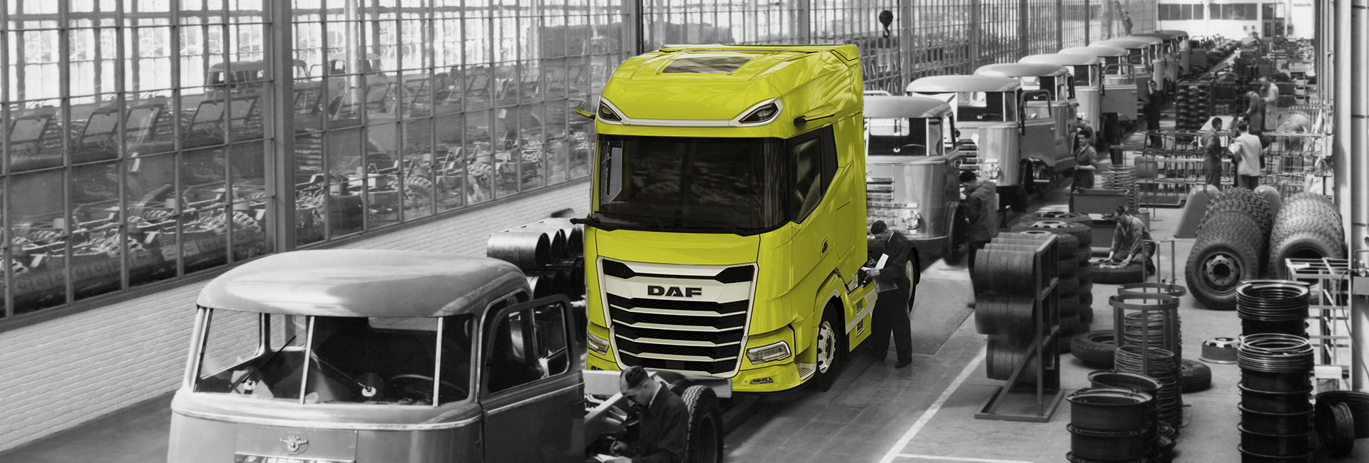 DAF trucks production European truck factory 