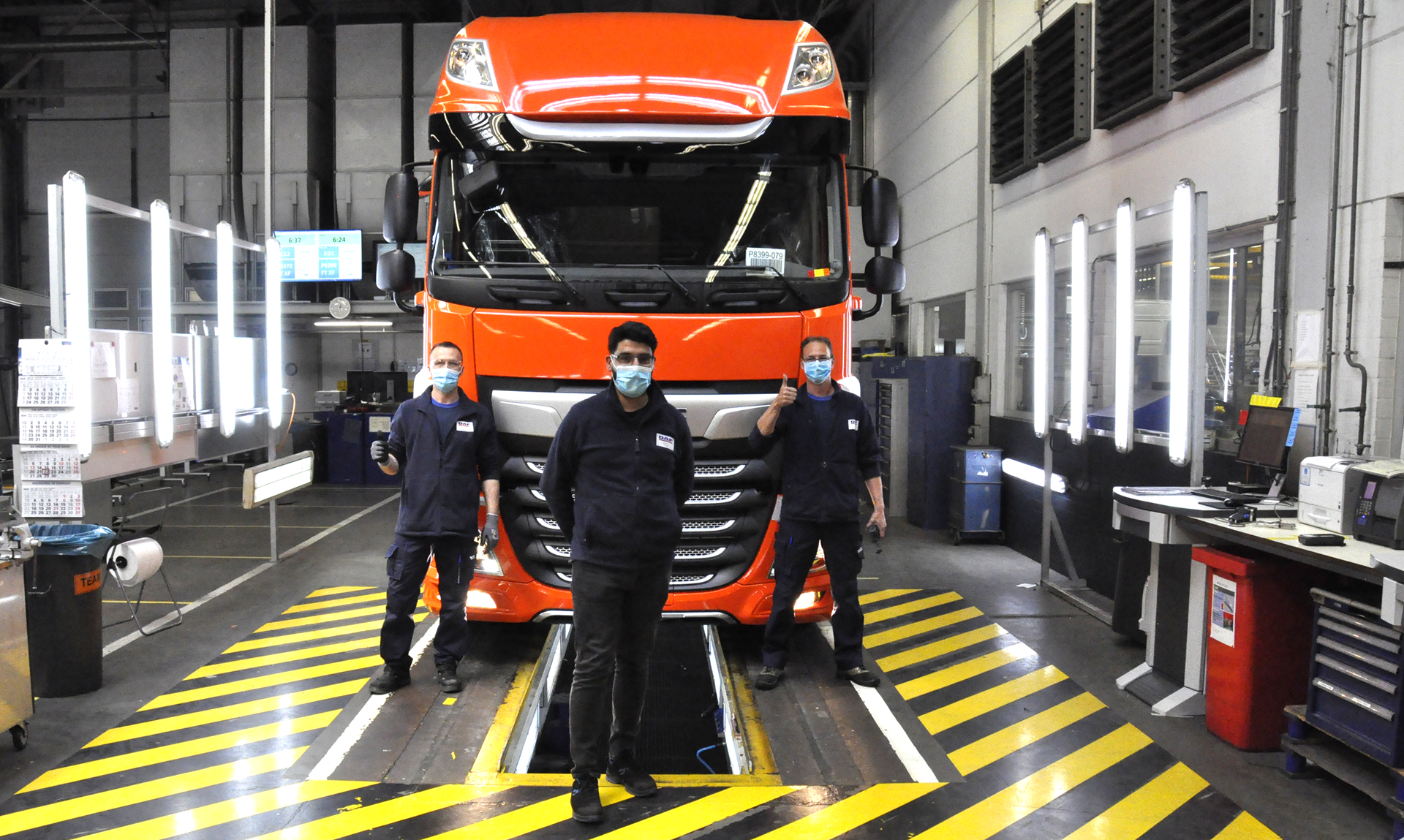 First-DAF-truck-leaves-production-line