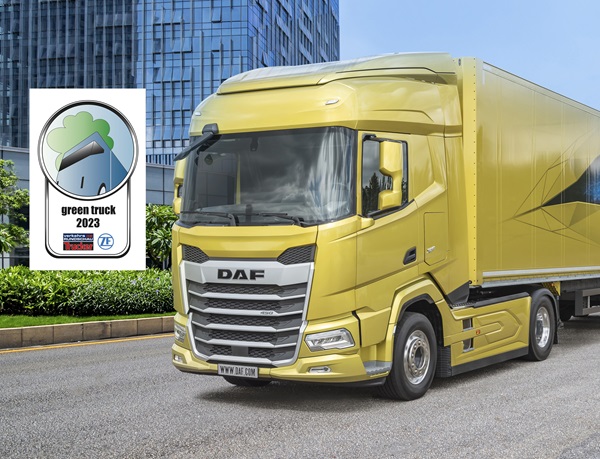 DAF with Green Truck Award logo