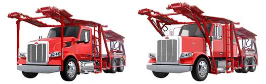 Peterbilt 567 UltraLow Roof Day Cab and Peterbilt 589 UltraLow Roof 58-Inch Sleeper